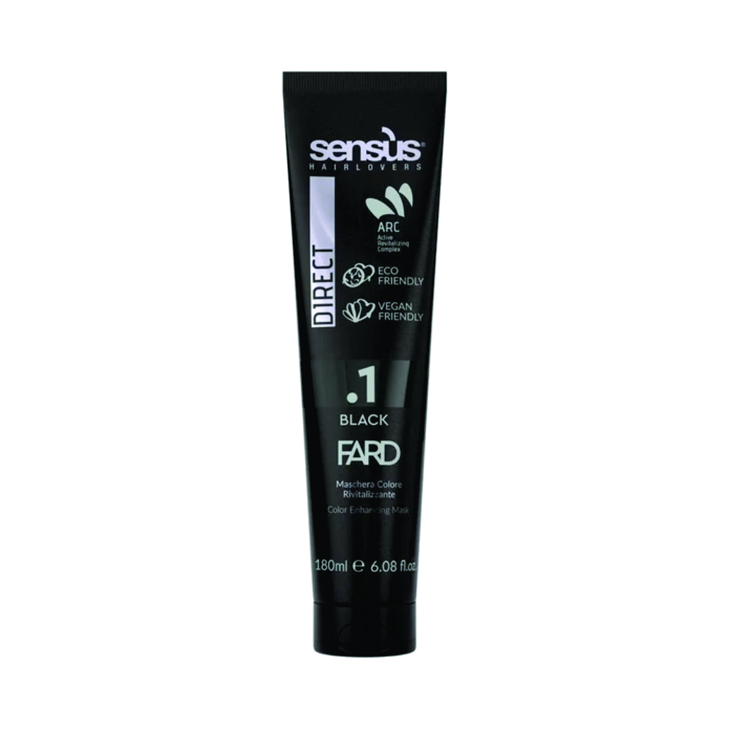 MASCARA FARD 01 BLACK COLOR 180ML SENS.US