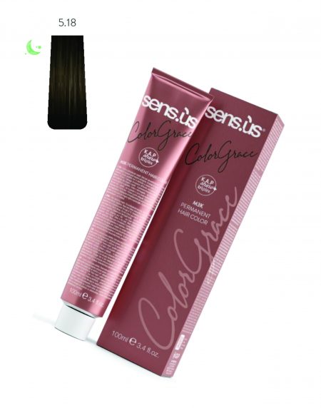 COLORAÇÃO 5.18 CASTANO CHIARO MATTE 100ML SENS.US