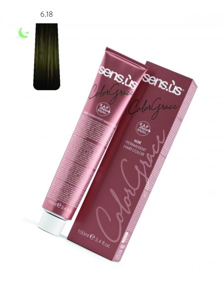 COLORAÇÃO 6.18 BIONDO SCURO MATTE 100ML SENS.US