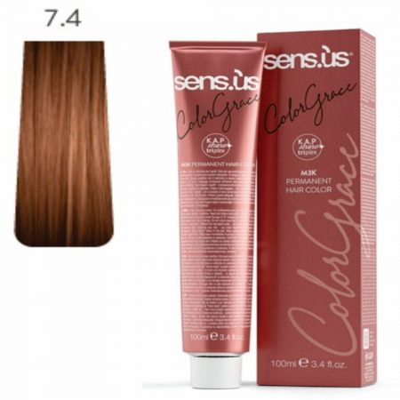 COLORAÇÃO 7.4 BIONDO RAME 100ML SENS.US