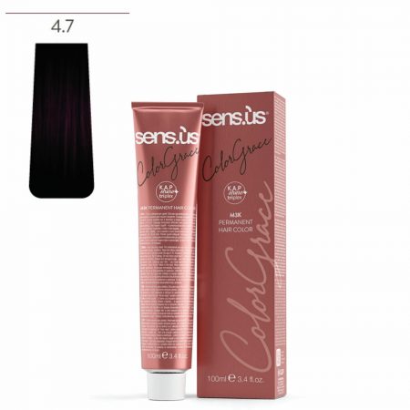 COLORAÇÃO 4.7 CASTANO VIOLA 100ML SENS.US