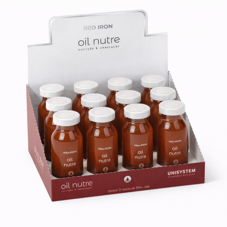 UNISYSTEM OIL NUTRE 12X15ML RED IRON
