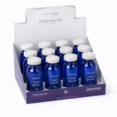 UNISYSTEM HIDRA POWER 12X15ML RED IRON