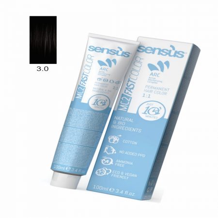 COLORAÇAO 3.0 CASTANO SCURO MC2 FAST COLOR 100ML SENS.US