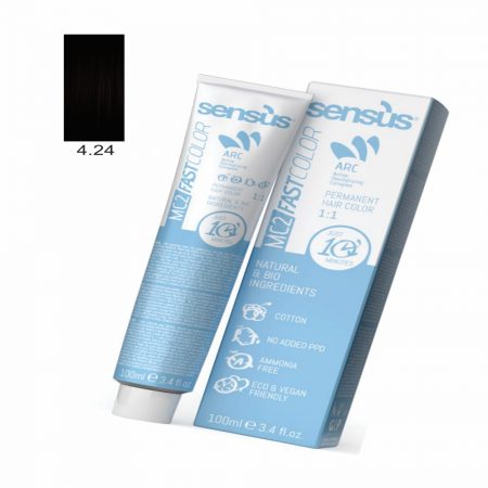 COLORAÇAO 4.24  CASTANO MARRONE MC2 FAST COLOR 100ML SENS.US