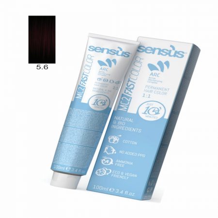 COLORAÇAO 5.6  CASTANO CHIARO MOGANO MC2 FAST COLOR 100ML SENS.US