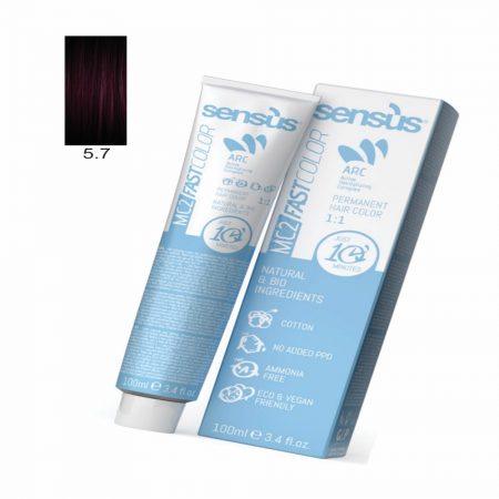 COLORAÇAO 5.7  CASTANO CHIARO VIOLA MC2 FAST COLOR 100ML SENS.US