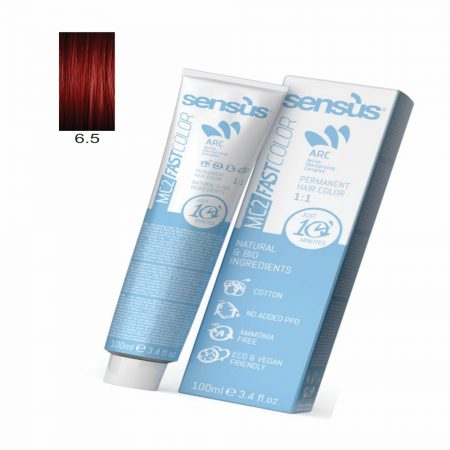 COLORAÇAO 6.5  BIONDO SCURO ROSSO  MC2 FAST COLOR 100ML SENS.US