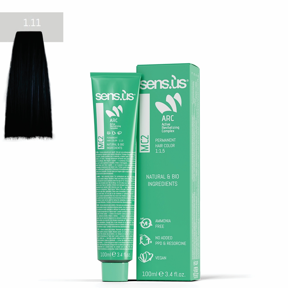 COLORAÇÃO MC2 1.11 NERO BLU 100ML SENS.US