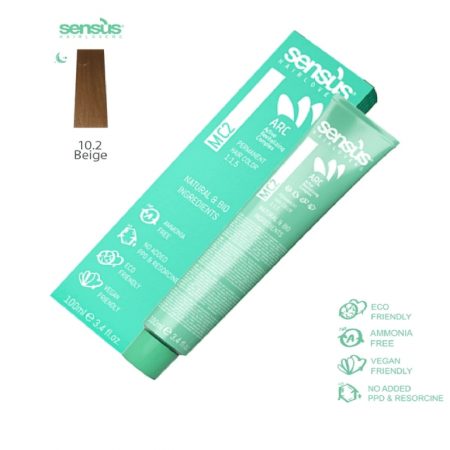 COLORAÇÃO MC2 10.2  BIONDO PLATINO BEIGE 100ML SENS.US