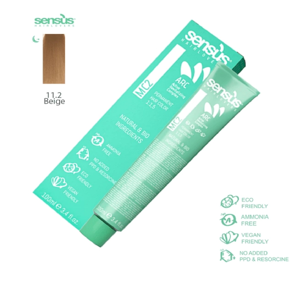 COLORAÇÃO MC2 11.2 BIONDO ULTRA PLATINO BEIGE 100ML SENS.US