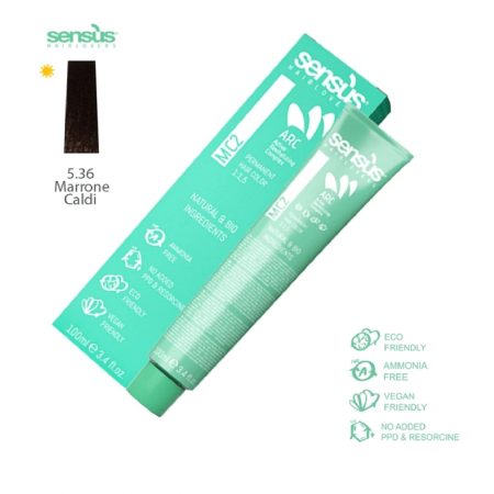 COLORAÇAO MC2 5.36 CASTANO CHIARO MARRONE CALDO 100ML SENS.US