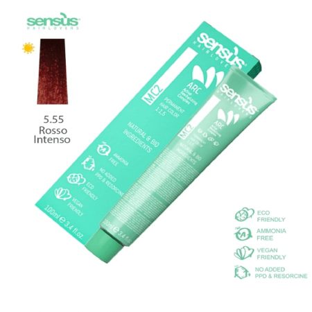 COLORAÇAO MC2 5.55  CASTANO CHIARO ROSSO INTENSO 100ML SENS.US