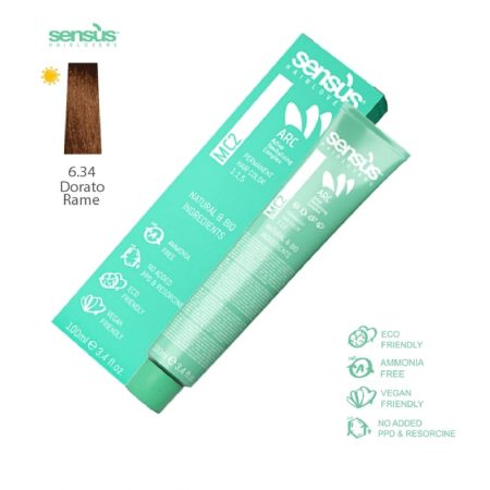 COLORAÇAO MC2 6.34  BIONDO SCURO DORATO RAME 100ML SENS.US