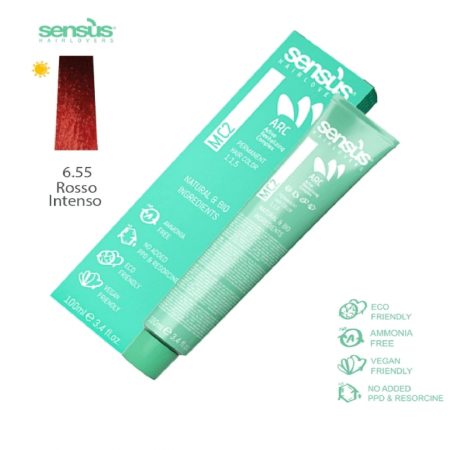 COLORAÇAO MC2 6.55  BIONDO SCURO ROSSO INTENSO 100ML SENS.US