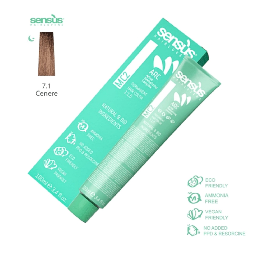 COLORAÇÃO MC2 7.1 BIONDO CENERE 100ML SENS.US