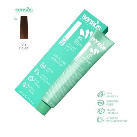 COLORAÇÃO MC2 8.2 BIONDO CHIARO BEIGE 100ML SENS.US