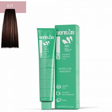 COLORAÇÃO MC2 8.27 BIONDO CHIARO BEIGE VIOLA 100ML SENS.US