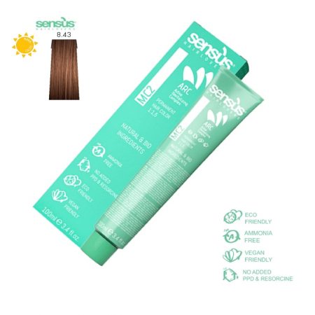 COLORAÇAO MC2 8.43 BIONDO CHIARO RAME DORATO 100ML SENS.US