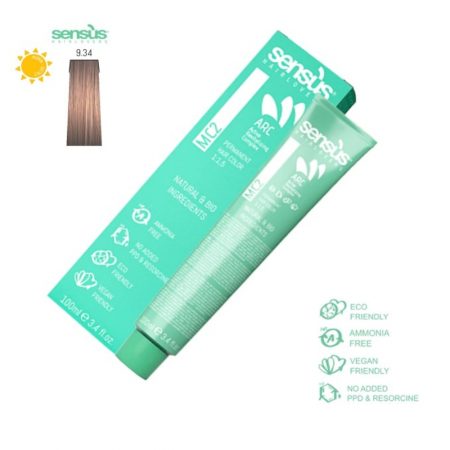 COLORAÇAO MC2 9.34  BIONDO CHIARISSIMO DORATO RAME 100ML SENS.US