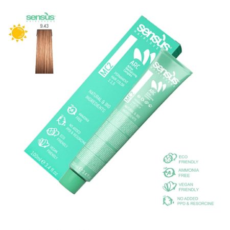 COLORAÇAO MC2 9.43  BIONDO CHIARISSIMO RAME DORATO 100ML SENS.US