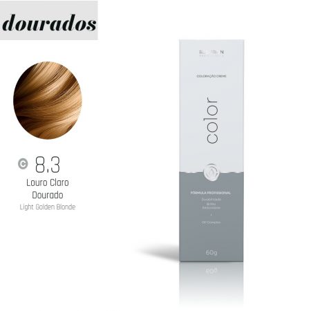 COLORAÇÃO 8.3 RED IRON LOURO CLARO DOURADO COLOR 60G