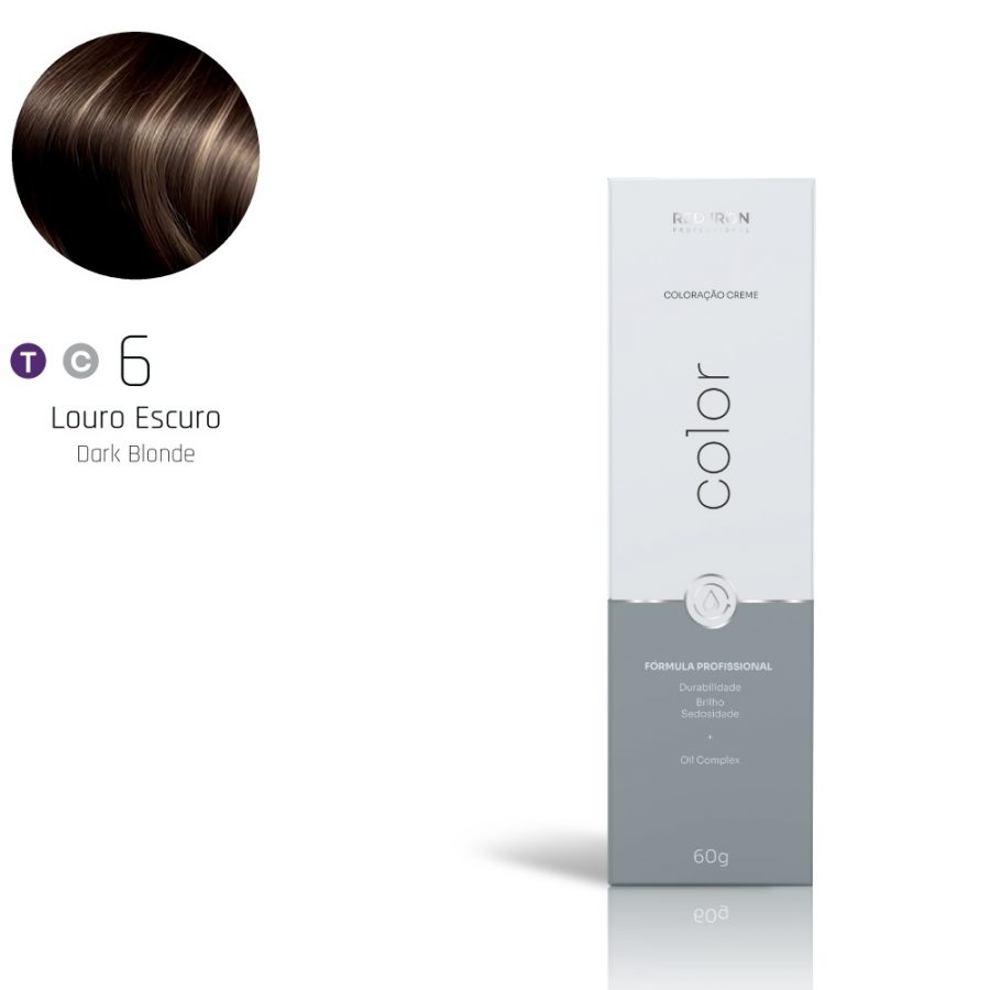 COLORAÇÃO LOURO ESCURO 6  RED IRON 60G