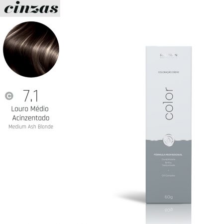 COLORAÇÃO 7.1 LOURO MEDIO ACINZENTADO RED IRON 60GR