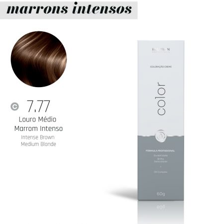 COLORAÇÃO RED IRON COLOR 7.77 LOURO MEDIO MARROM INTENSO 60G