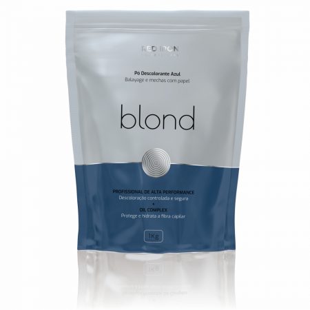 DESCOLORANTE BLOND AZUL POUCH 1KG RED IRON