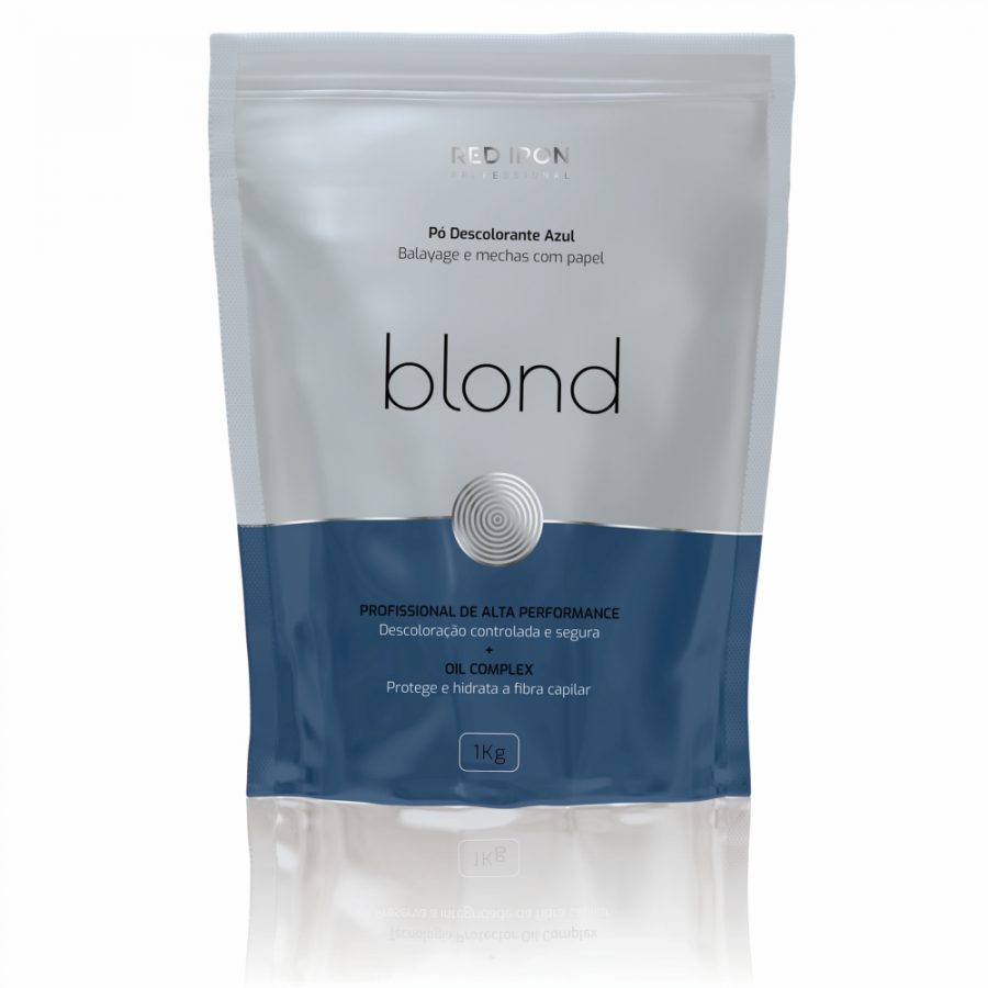 DESCOLORANTE BLOND AZUL POUCH 1KG RED IRON