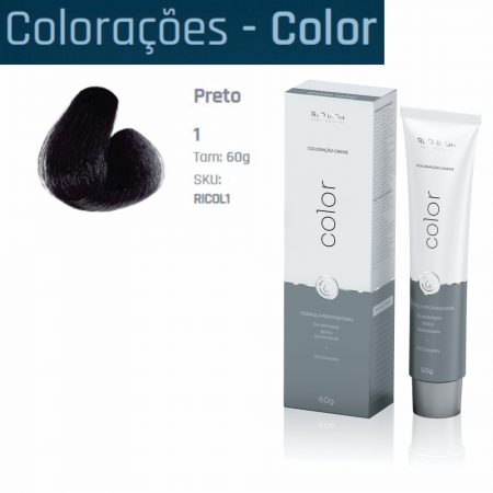 COLORAÇÃO 1 PRETO RED IRON 60GR