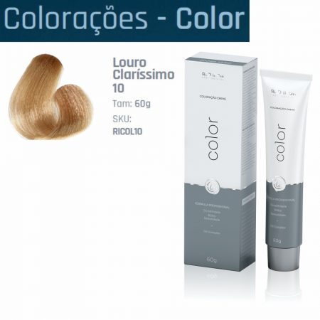 COLORAÇÃO 10 LOURO CLARISSIMO RED IRON 60GR