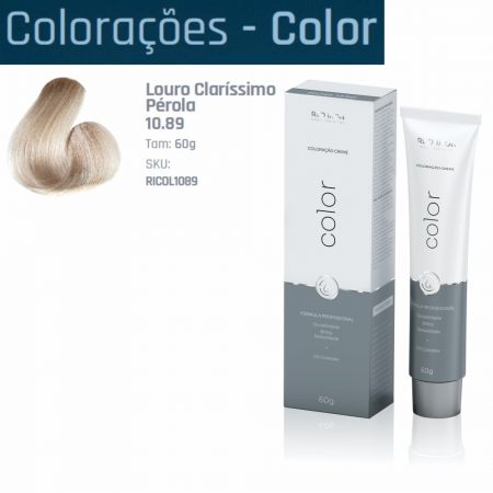 COLORAÇÃO 10.89 LOURO CLARISSIMO PEROLA RED IRON 60GR