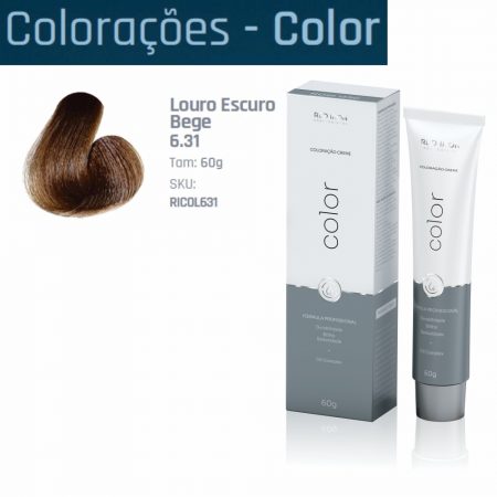 COLORAÇÃO 6.31 LOURO ESCURO BEGE RED IRON 60GR