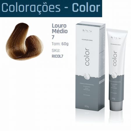 COLORAÇÃO 7.0 LOURO MEDIO RED IRON 60GR