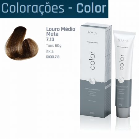 COLORAÇÃO 7.13 LOURO MEDIO MATE  RED IRON 60GR