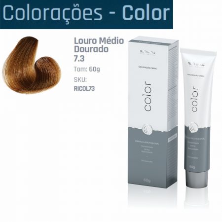 COLORAÇÃO 7.3 LOURO MEDIO DOURADO RED IRON 60GR