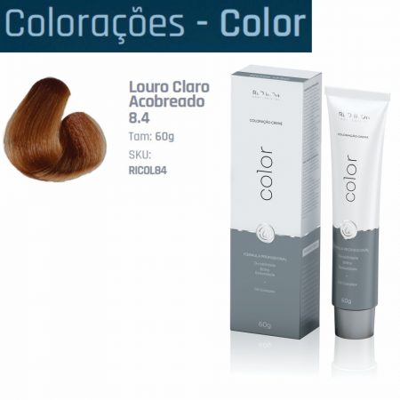 COLORAÇÃO 8.4 LOURO CLARO ACOBREADO 60G RED IRON