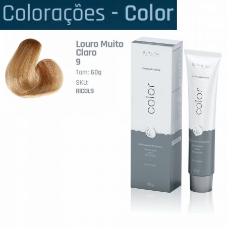 COLORAÇÃO 9 LOURO MUITO CLARO 60G RED IRON