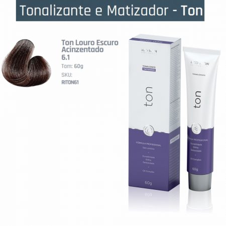 TONALIZANTE 6.1 LOURO ESCURO ACINZENTADO 60G RED IRON