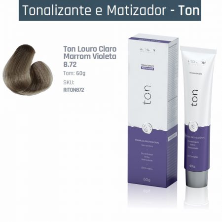 TONALIZANTE 8.72 LOURO CLARO MARROM VIOLETA 60G