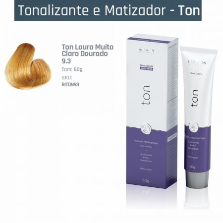 TONALIZANTE LOURO MUITO CLARO DOURADO 9.3 60G RED IRON