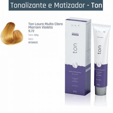 TONALIZANTE 9.72 LOURO MUITO CLARO MARROM VIOLETA 60G