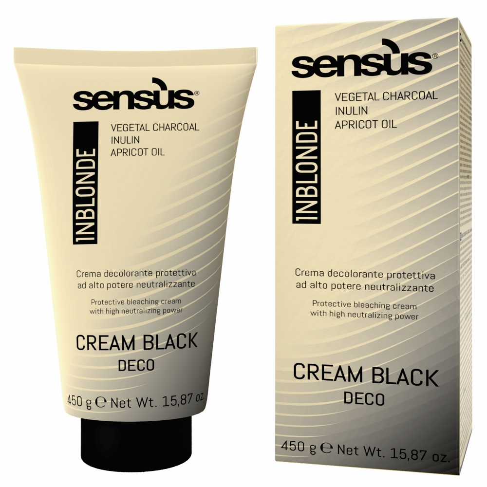 DECO CREAM BLACK 450GR SENS.US