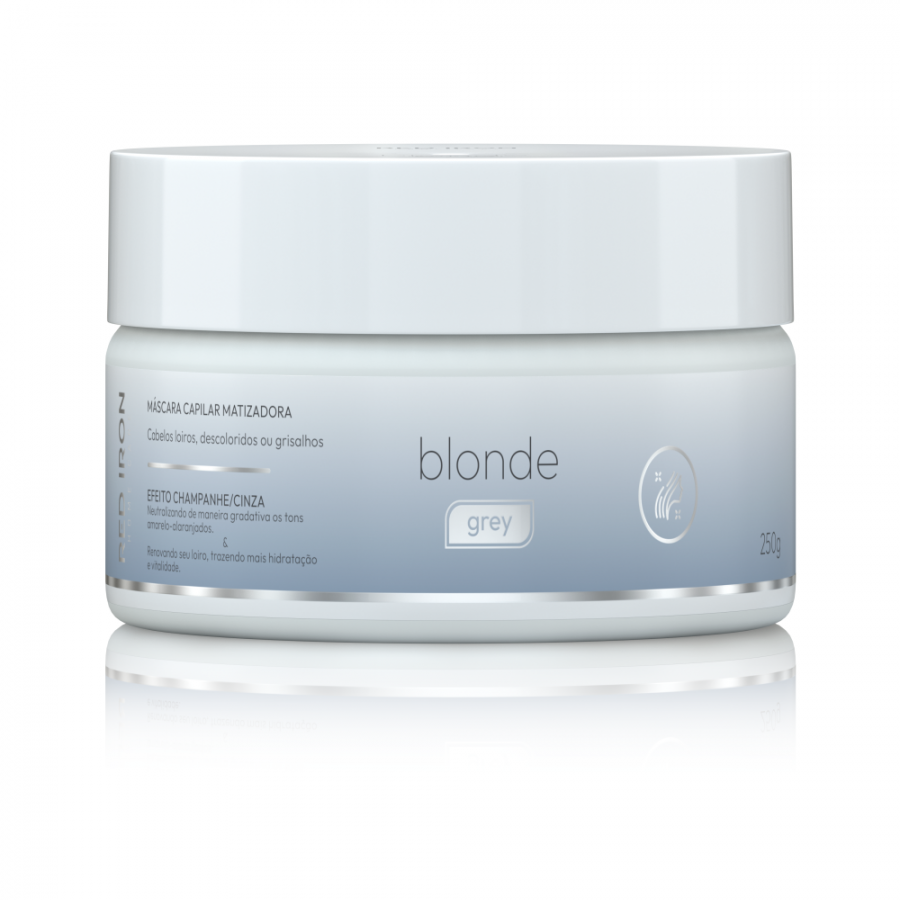 MÁSCARA MATIZADORA BLONDE GREY 250G RED IRON