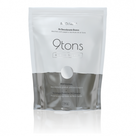 DESCOLORANTE BLOND SILVER 9 TONS POUCH 1KG RED IRON
