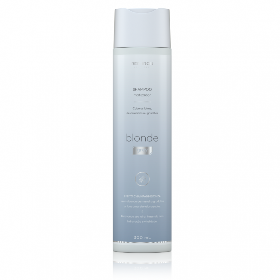 SHAMPOO MATIZADOR BLONDE GREY 300ML RED IRON