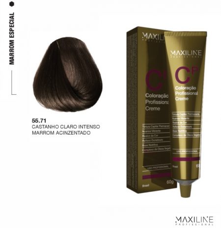55.71 CASTANHO CLARO INTENSO MARROM ACINZENTADO MAXLINE