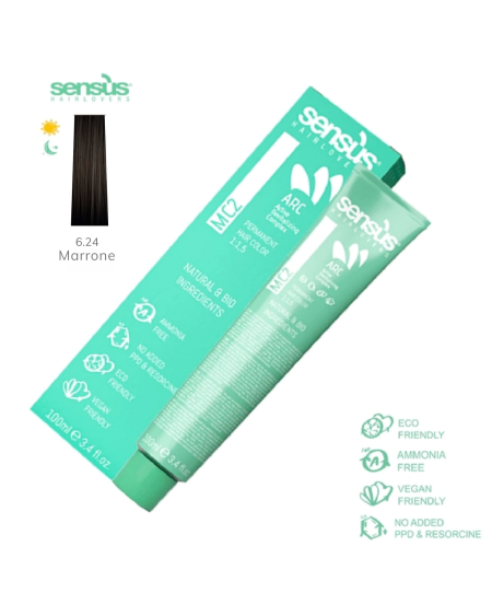 COLORAÇÃO MC2 6.24  BIONDO SCURO MARRONE 100ML SENS.US